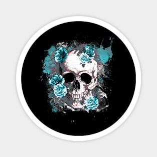 Floral Skull 21 Magnet